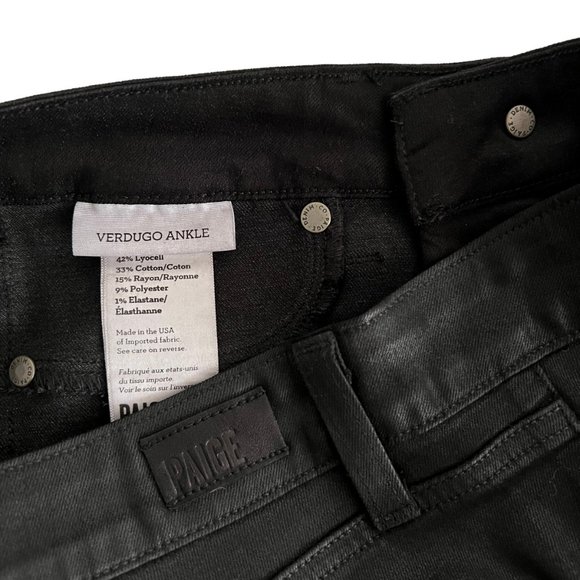 Paige Verdugo Waxed Ankle Jeans - Picture 6 of 9